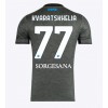 SSC Napoli Khvicha Kvaratskhelia #77 3rd Trikot 2024-25 Kurzarm